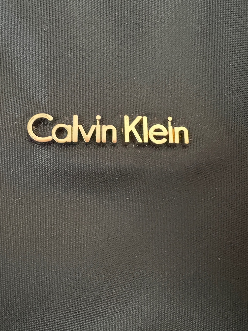 NEW Calvin Klein Black Chain-Handle Microfiber Tote Shoulder Bag / Purse - Picture 4 of 14
